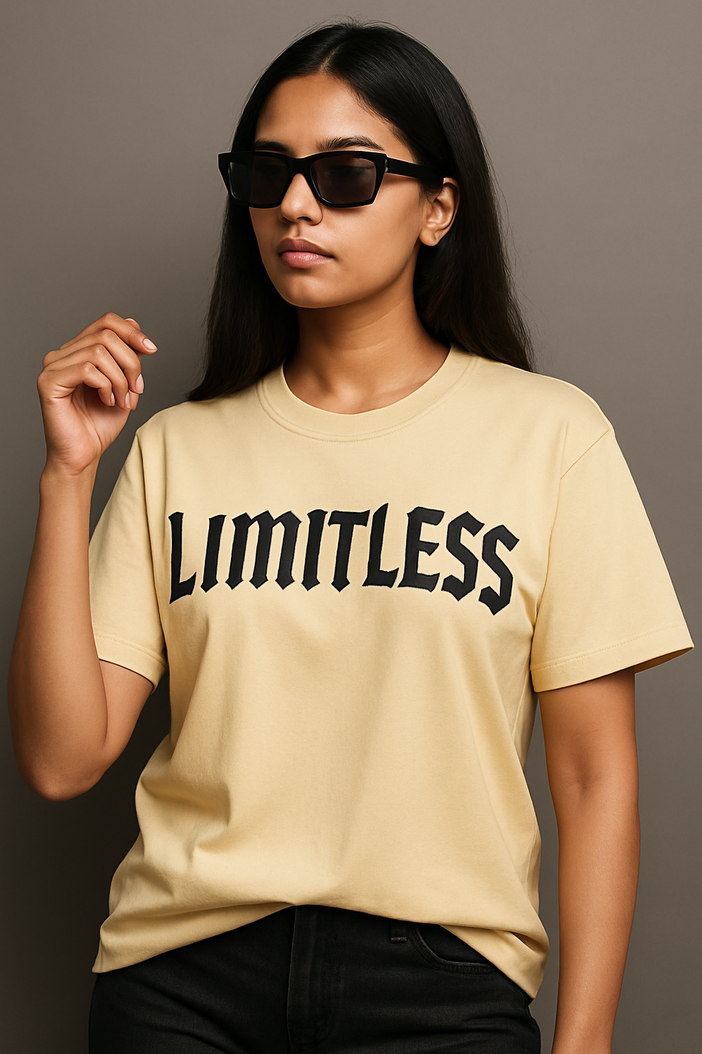 LIMITLESS OVERSIZED PREMIUM TEE SHIRT